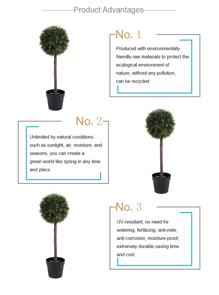 2018-as gyári közvetlen 80 cm magas olcsó művirágú fák kerti lakberendezéshez