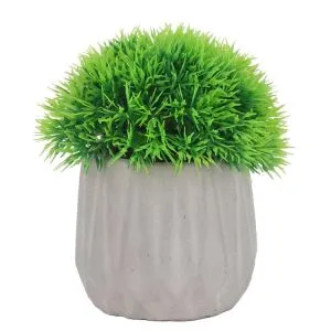 Kiváló minőségű zöld műfüves kis fazékban