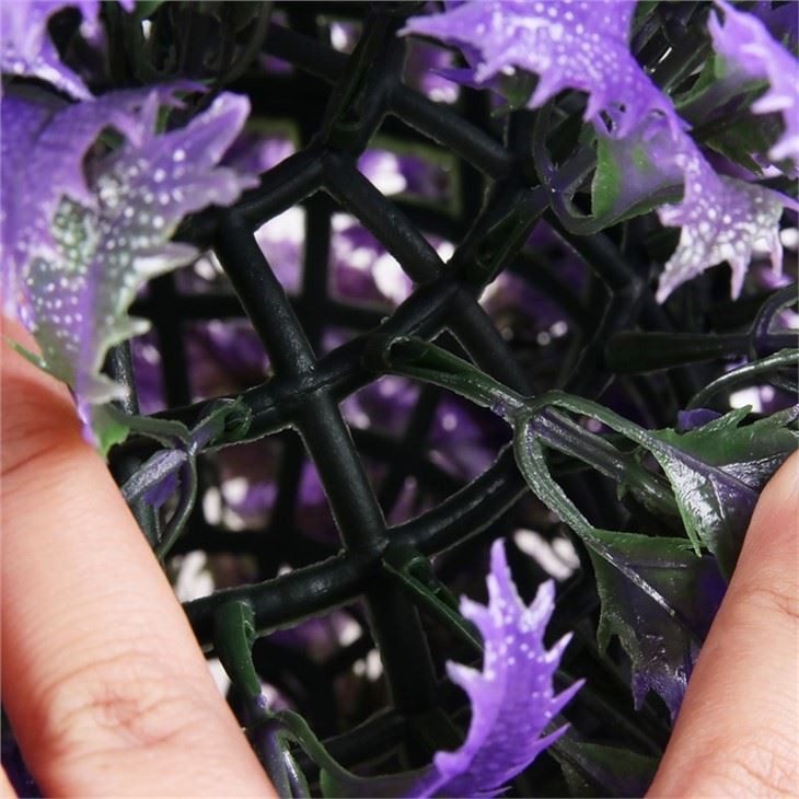Purple Grass Topiary Ball