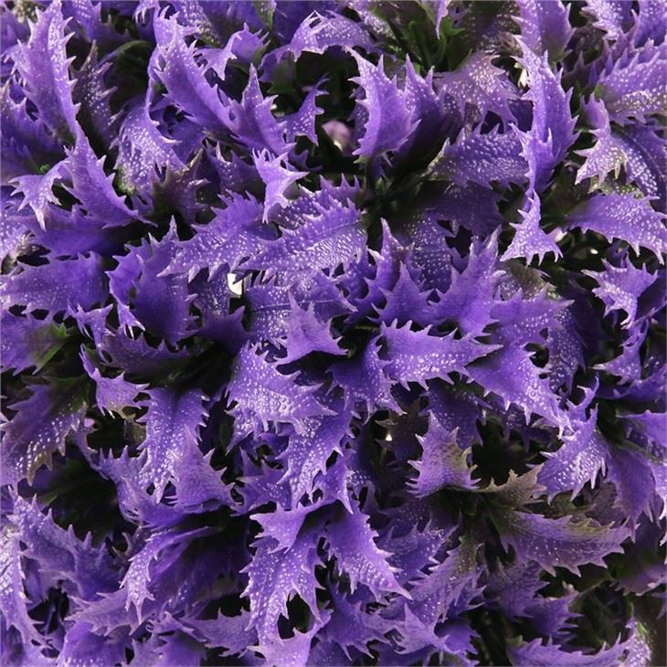 Purple Grass Topiary Ball